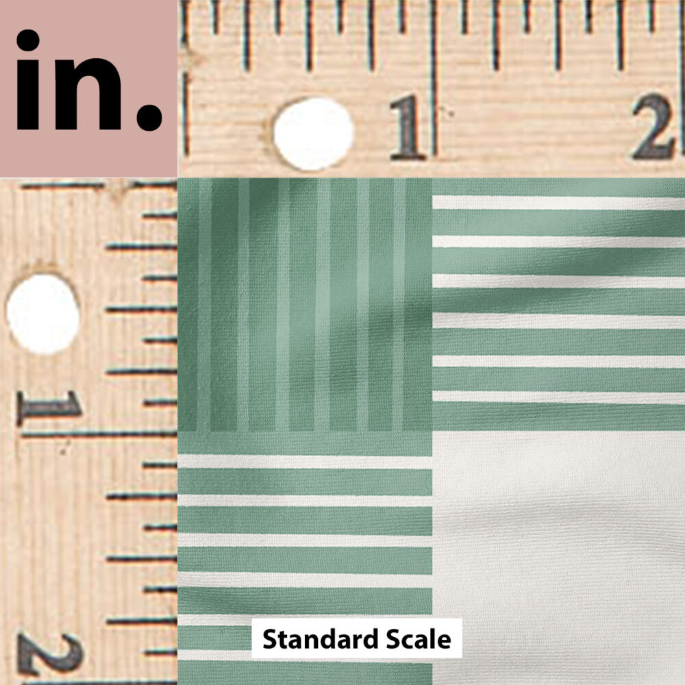 Ruler Scale for Down South Gingham (Green) by Krystal Winn Design