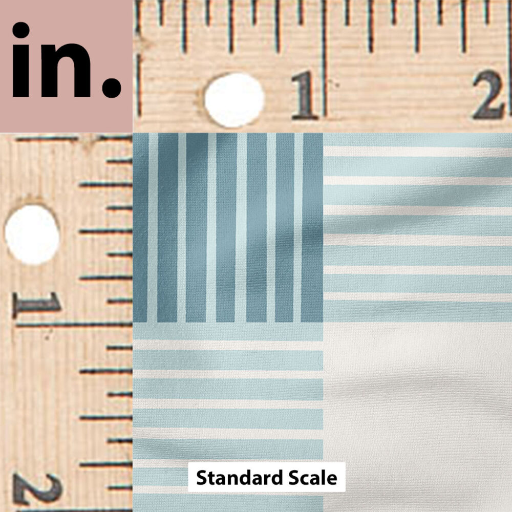 Ruler Scale for Down South Gingham (Sky) by Krystal Winn Design