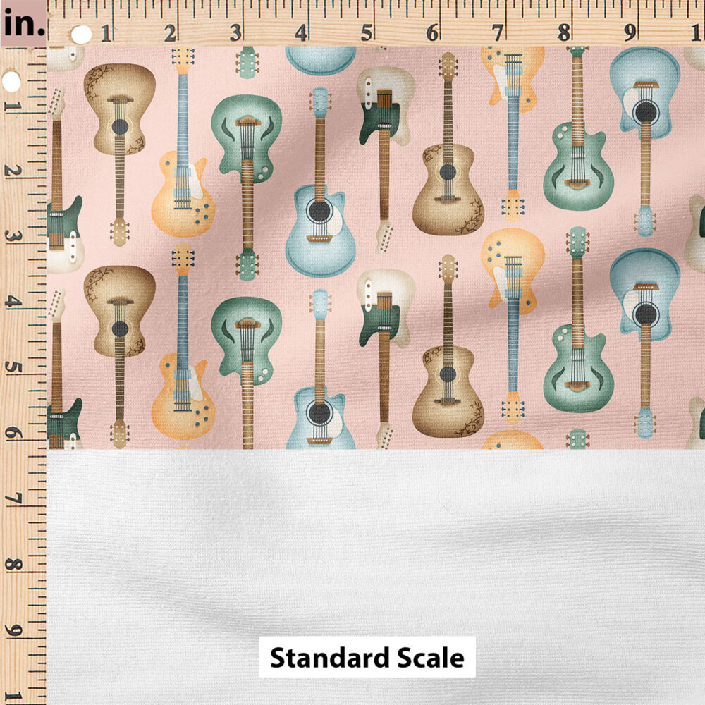 Ruler Scale for Down South Guitars (Pink) by Krystal Winn Design