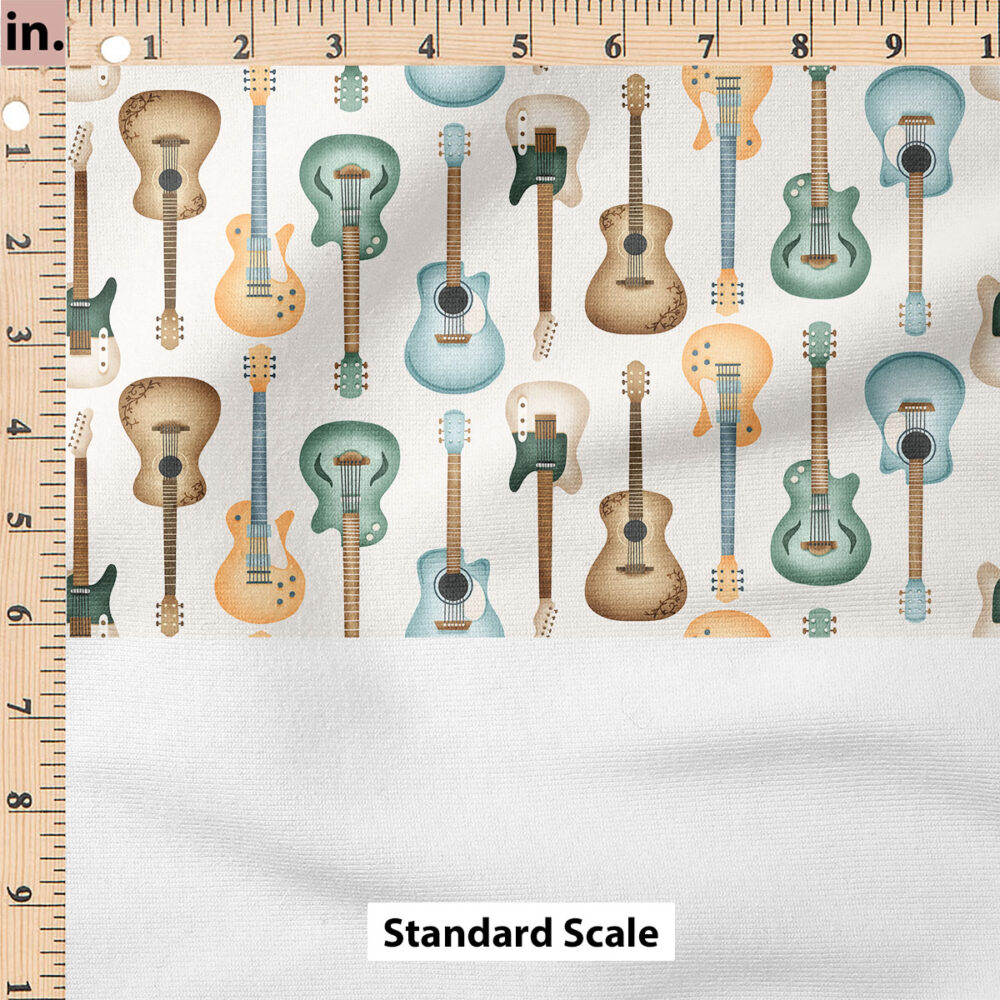 Ruler Scale for Down South Guitars (White) by Krystal Winn Design