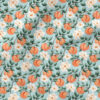 Peaches (Sky) | Fruit Fabric Design | Krystal Winn Design