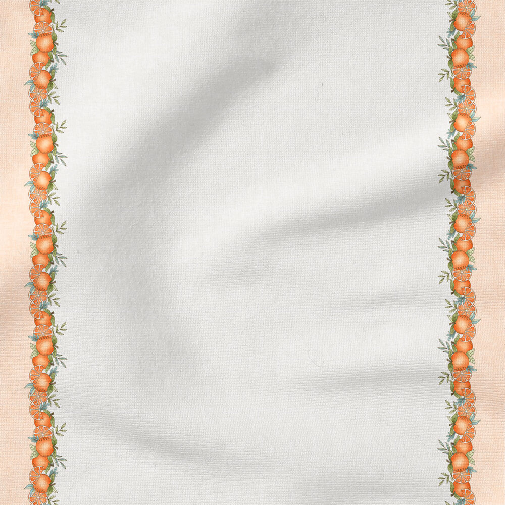 Mesa Double Border Oranges | Border Print