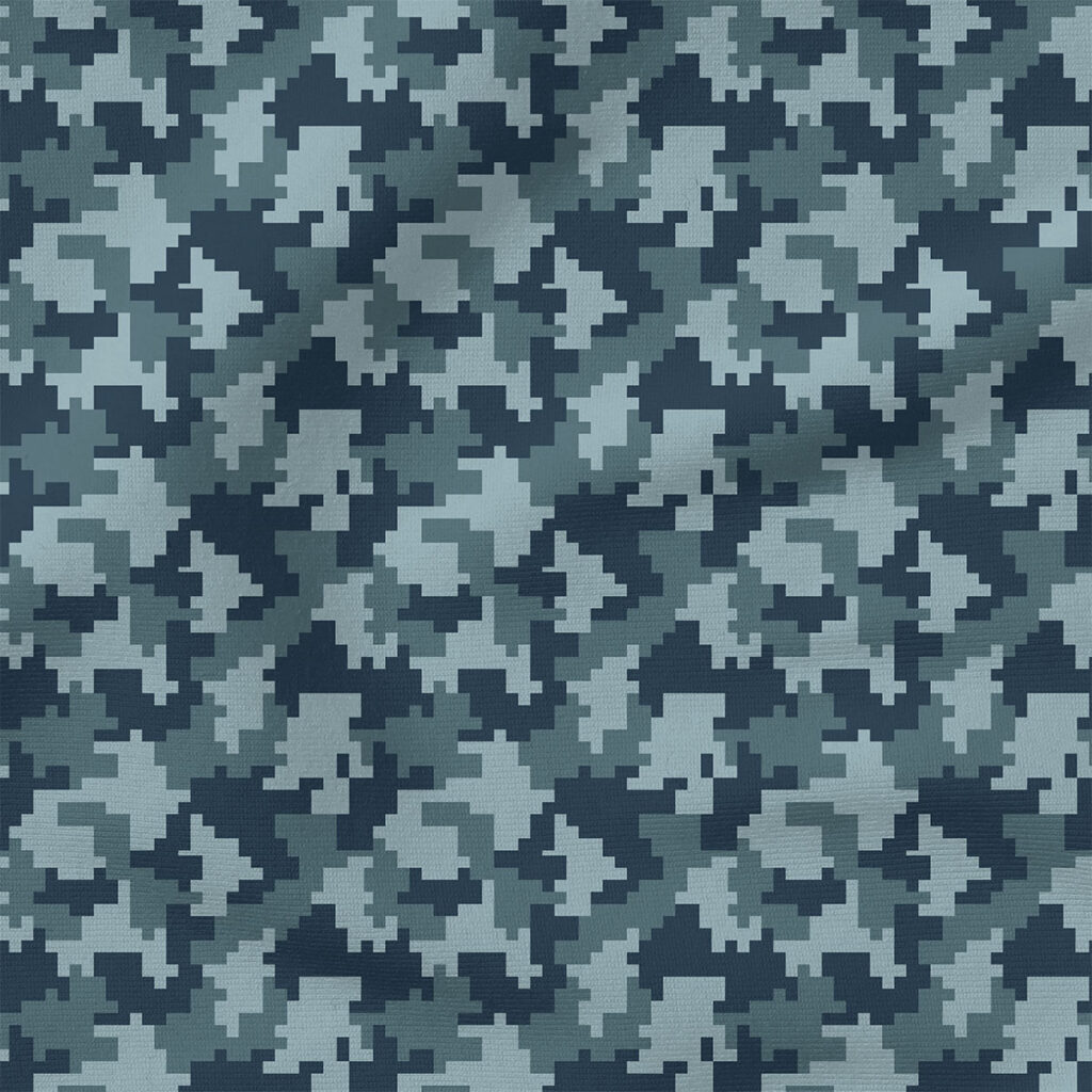 Digital Camo | Children Fabric Design | Krystal Winn Design