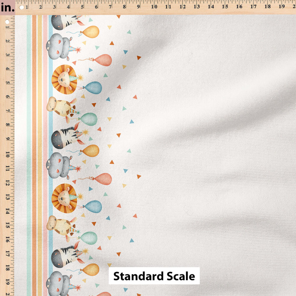 Ruler Scale for Party Animal Double Border- Animal Party by Krystal Winn Design