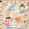 Ruler Scale for Party Animal Ice Cream (Tan) by Krystal Winn Design