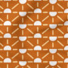 Geo Suns (Burnt Orange) | Stripes and Shapes Fabric Design | Krystal Winn Design