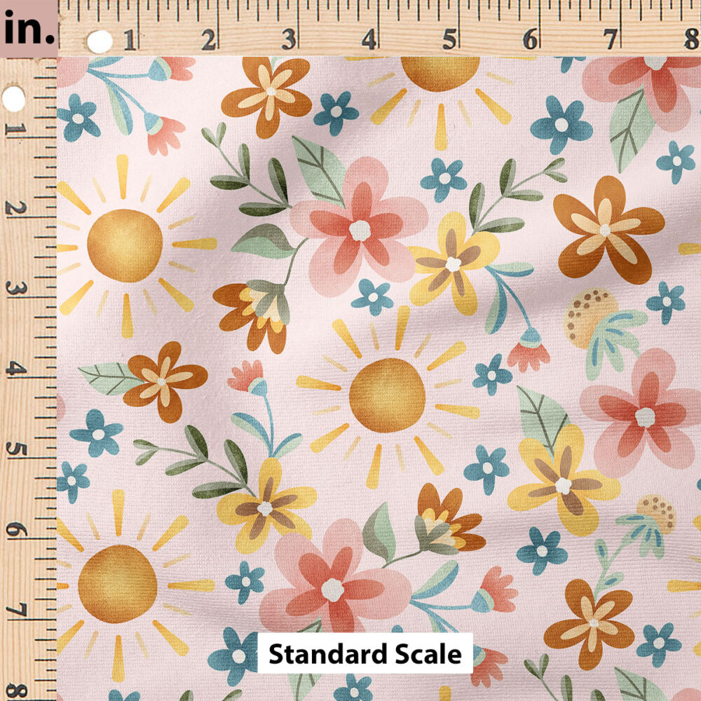 Ruler Scale for Sunshine Floral (PInk) by Krystal Winn Design