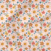 Sunshine Floral (PInk) | Botanical Fabric Design | Krystal Winn Design