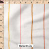 Ruler Scale for Vertical Stripe (Sunset) by Krystal Winn Design