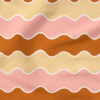 Waves (Sunset) | Stripes and Shapes Fabric Design | Krystal Winn Design