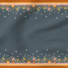 Sunshine Floral Horizontal Border (Navy) | Border Prints