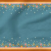 Sunshine Floral Horizontal Border (Teal) | Border Prints