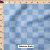 Ruler Scale for Faux Linen Check (Blue) by Krystal Winn Design