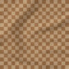 Faux Linen Check (Brown) | Texture Fabric Design | Krystal Winn Design