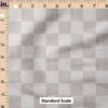 Ruler Scale for Faux Linen Check (Grey) by Krystal Winn Design