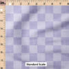 Ruler Scale for Faux Linen Check (Periwinkle) by Krystal Winn Design