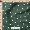 Ruler Scale for Faux Linen Dot (Emerald) by Krystal Winn Design