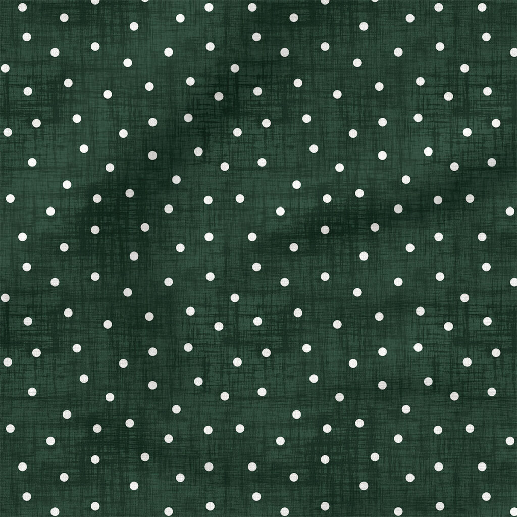 Faux Linen Dot (Emerald) | Texture Fabric Design | Krystal Winn Design