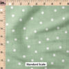 Ruler Scale for Faux Linen Dot (Jade) by Krystal Winn Design