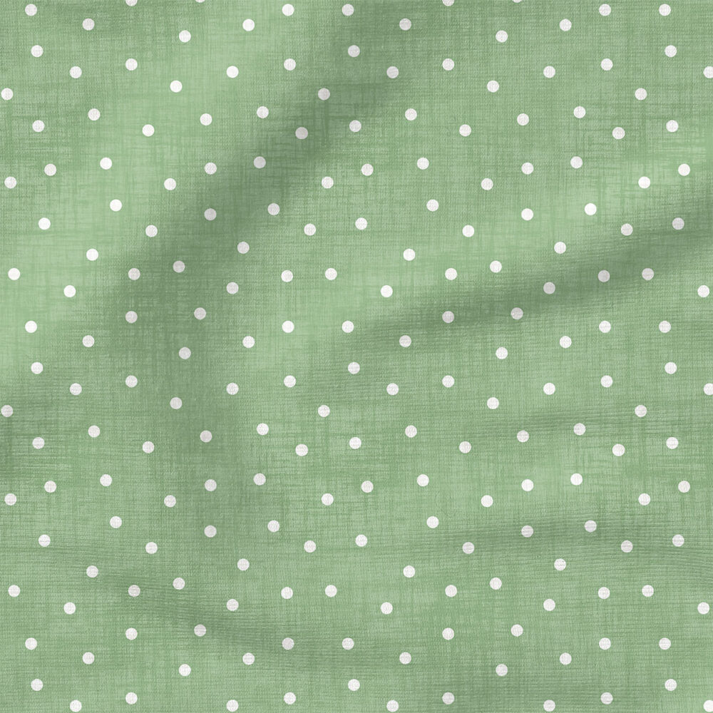 Faux Linen Dot (Jade) | Texture Fabric Design | Krystal Winn Design