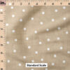 Ruler Scale for Faux Linen Dot (Khaki) by Krystal Winn Design