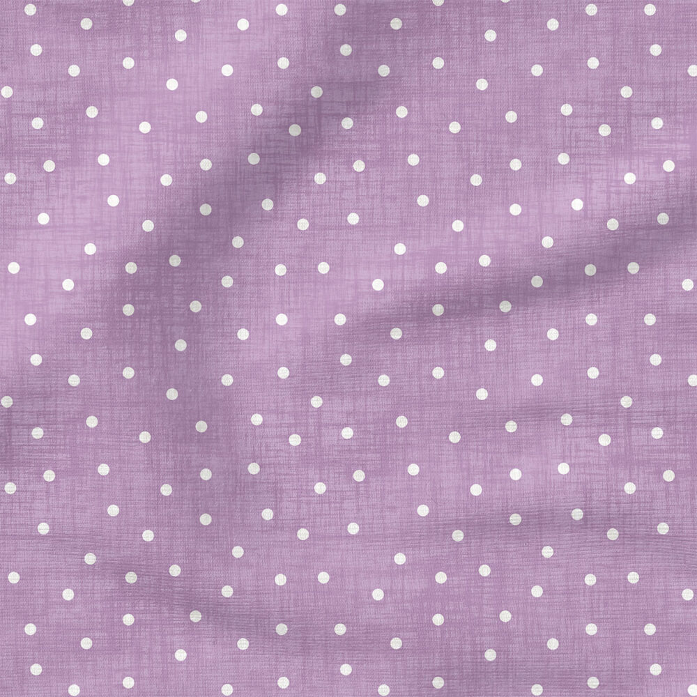 Faux Linen Dot (Lilac) | Texture Fabric Design | Krystal Winn Design