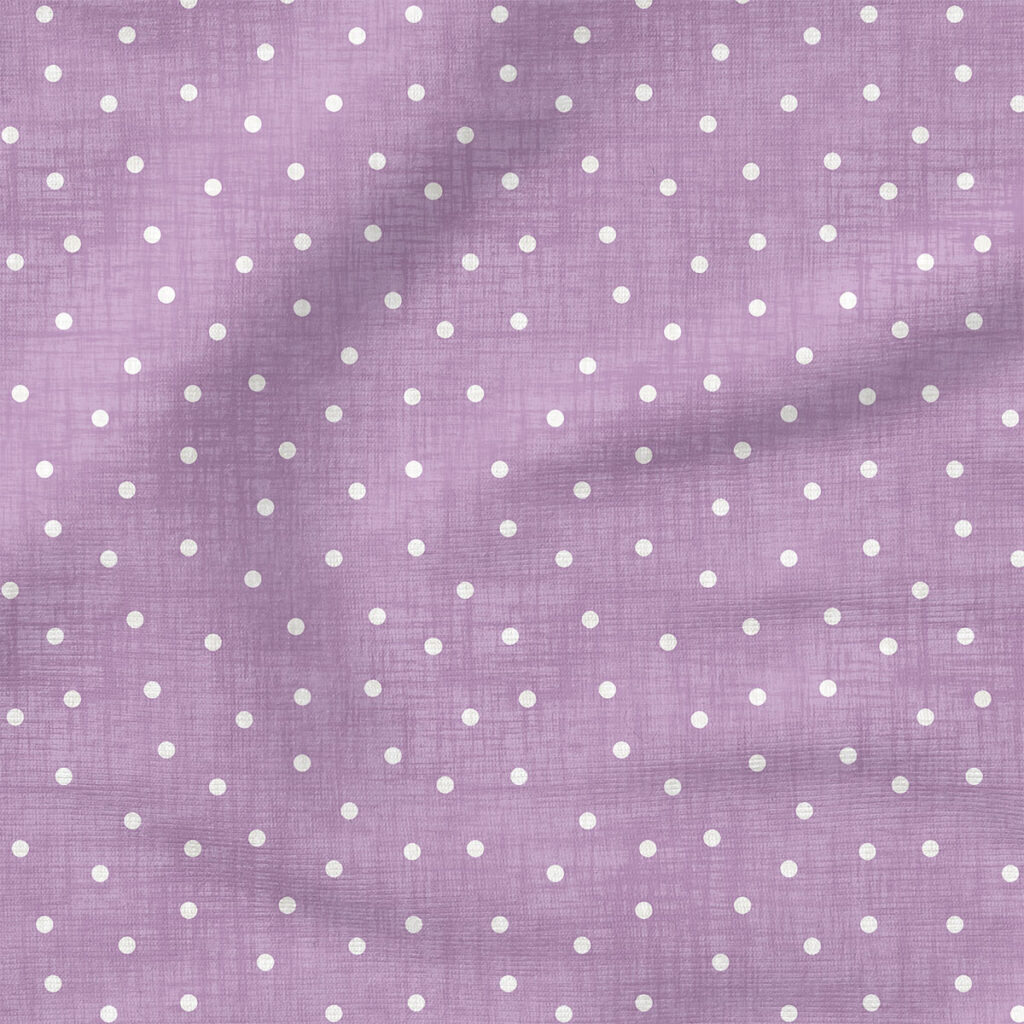 Faux Linen Dot (Lilac) | Texture Fabric Design | Krystal Winn Design