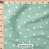 Ruler Scale for Faux Linen Dot (Mint) by Krystal Winn Design