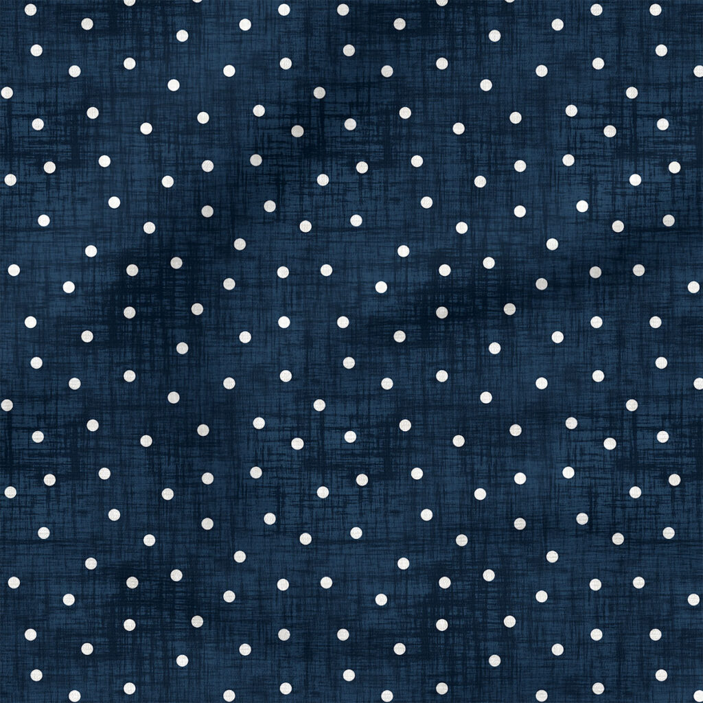 Faux Linen Dot (Navy) | Texture Fabric Design | Krystal Winn Design