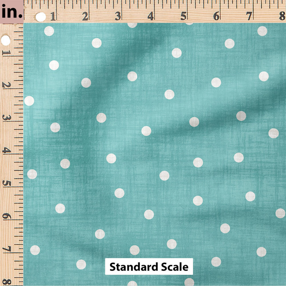 Ruler Scale for Faux Linen Dot (Ocean) by Krystal Winn Design