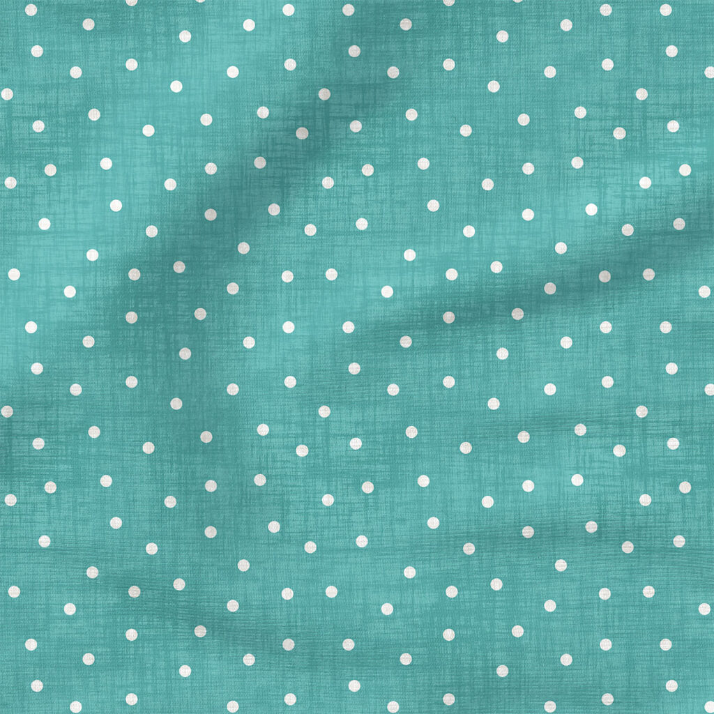 Faux Linen Dot (Ocean) | Texture Fabric Design | Krystal Winn Design