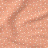 Faux Linen Dot (Peach) | Texture Fabric Design | Krystal Winn Design