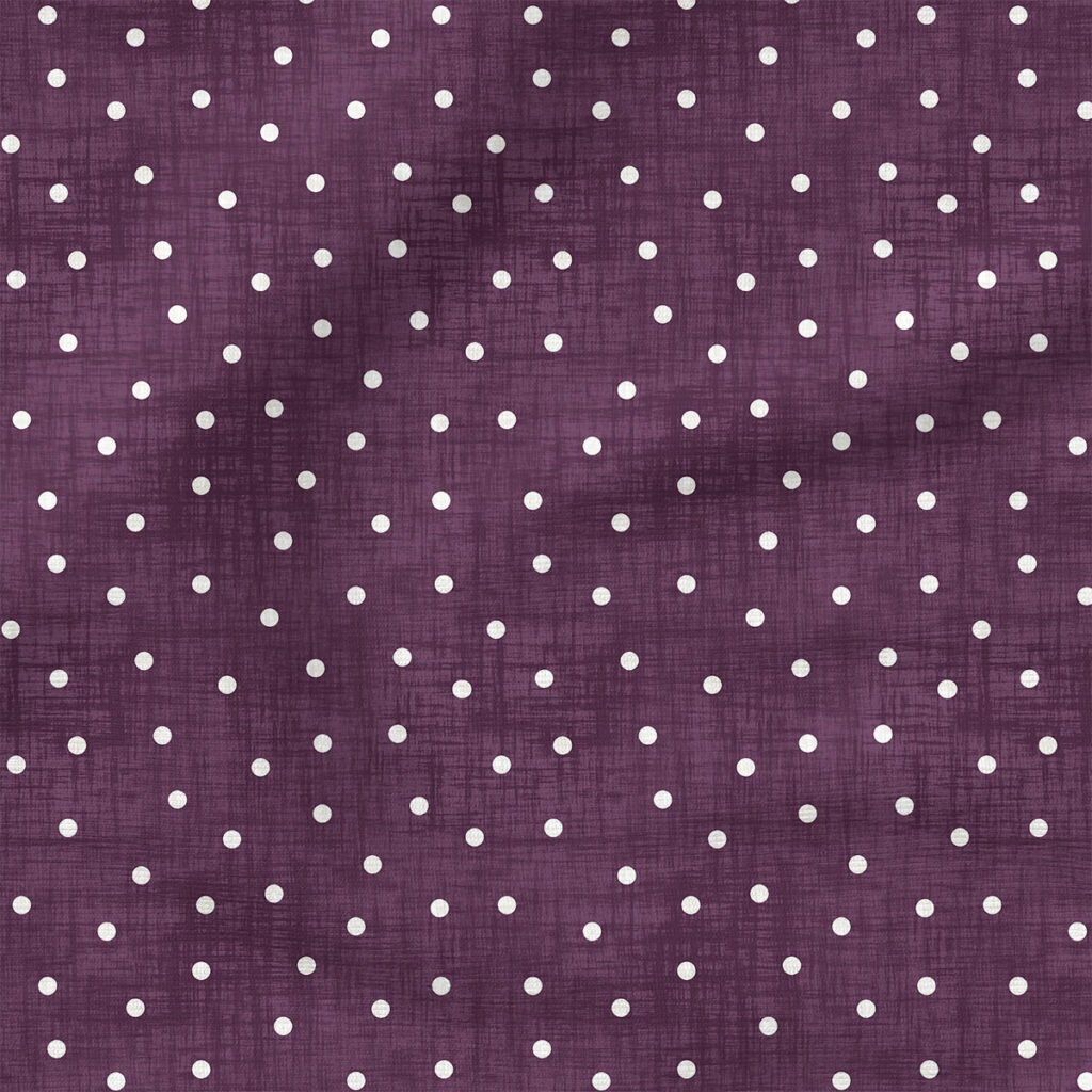 Faux Linen Dot (Plum) | Texture Fabric Design | Krystal Winn Design