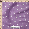 Ruler Scale for Faux Linen Dot (Purple) by Krystal Winn Design