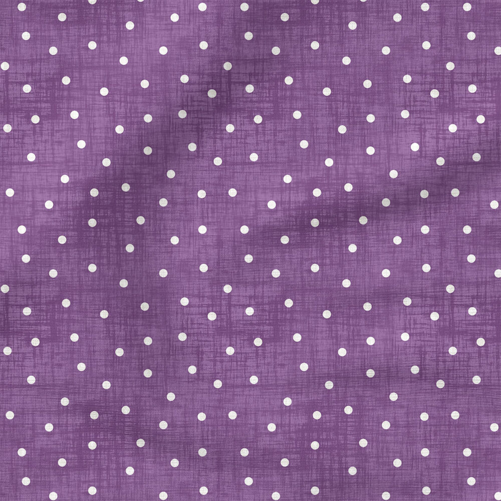 Faux Linen Dot (Purple) | Texture Fabric Design | Krystal Winn Design