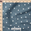 Ruler Scale for Faux Linen Dot (Slate) by Krystal Winn Design