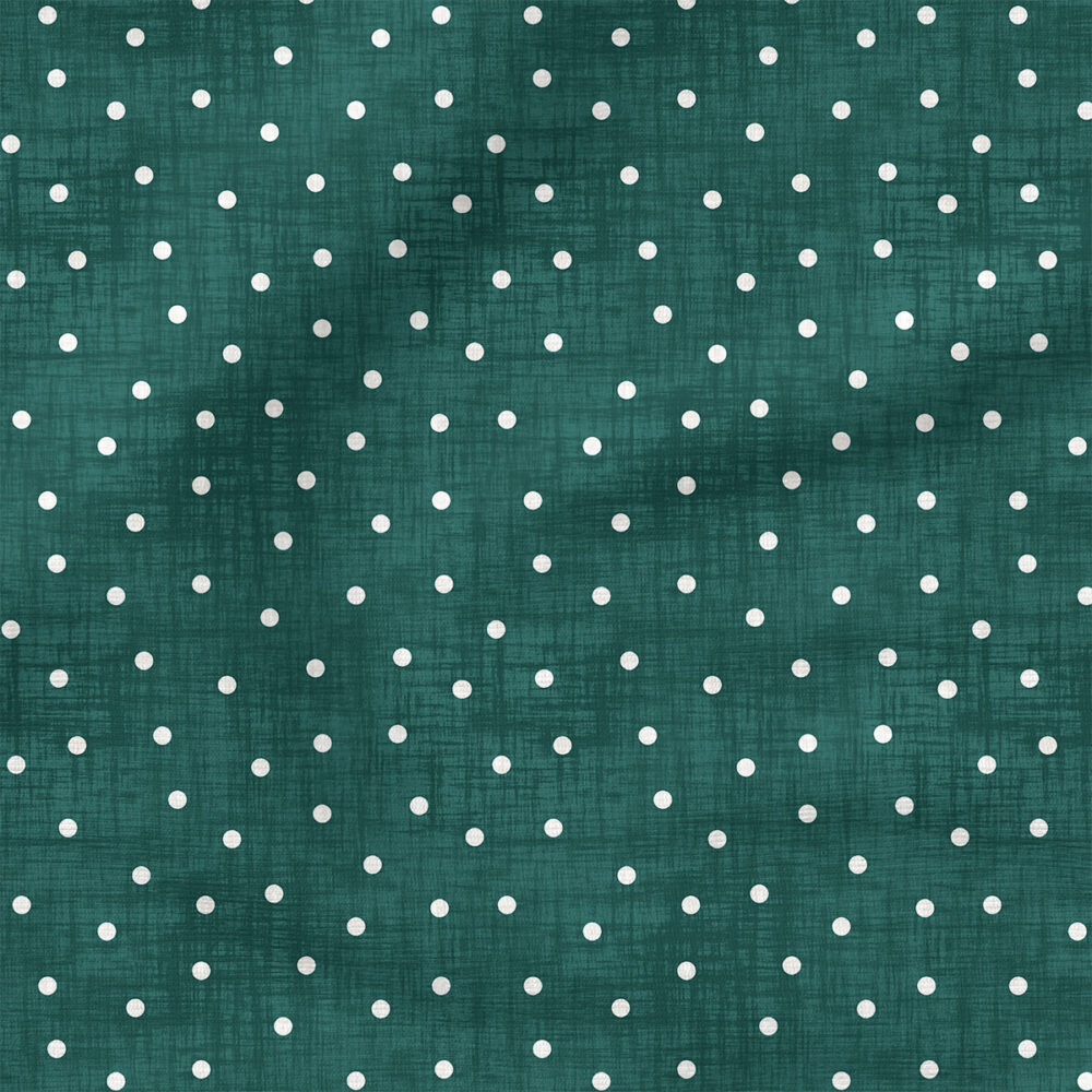 Faux Linen Dot (Teal) | Texture Fabric Design | Krystal Winn Design