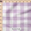 Ruler Scale for Faux Linen Gingham (Lilac) by Krystal Winn Design