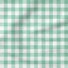 Faux Linen Gingham (Mint) | Texture Fabric Design | Krystal Winn Design