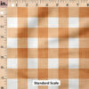 Ruler Scale for Faux Linen Gingham (Orange) by Krystal Winn Design