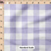 Ruler Scale for Faux Linen Gingham (Periwinkle) by Krystal Winn Design