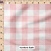 Ruler Scale for Faux Linen Gingham (Pink) by Krystal Winn Design