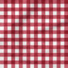 Faux Linen Gingham (Red) | Texture Fabric Design | Krystal Winn Design