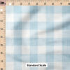 Ruler Scale for Faux Linen Gingham (Sky) by Krystal Winn Design