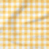 Faux Linen Gingham (Yellow) | Texture Fabric Design | Krystal Winn Design