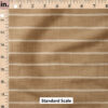 Ruler Scale for Faux Linen Stripe (Brown) by Krystal Winn Design