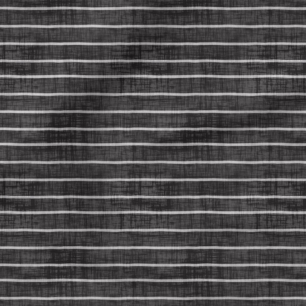 Faux Linen Stripe (Charcoal) | Texture Fabric Design | Krystal Winn Design