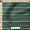 Ruler Scale for Faux Linen Stripe (Emerald) by Krystal Winn Design