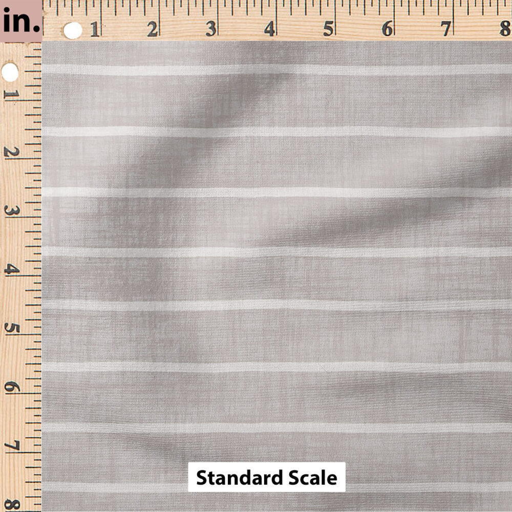 Ruler Scale for Faux Linen Stripe (Grey) by Krystal Winn Design