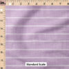 Ruler Scale for Faux Linen Stripe (Lilac) by Krystal Winn Design